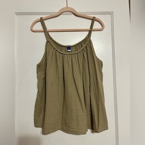 Old Navy Cotton Tanktop Army Green size L